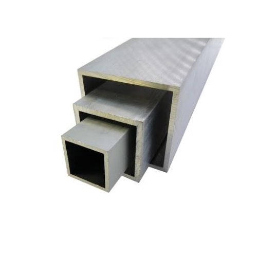 Tubo cuadrado aluminio 20x20x2-100x100x4mm AlMgSi0.5 tubo cuadrado 0,2-2 metros Evek GmbH - 1