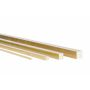 latón ms58 cuadrado 4x4mm – 20x20mm material macizo '2.0401