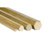 Latón hexagonal Ø5mm-40mm 6 kant 2.0401 CuZn33Pb3 Ms58 material completo Evek GmbH - 1