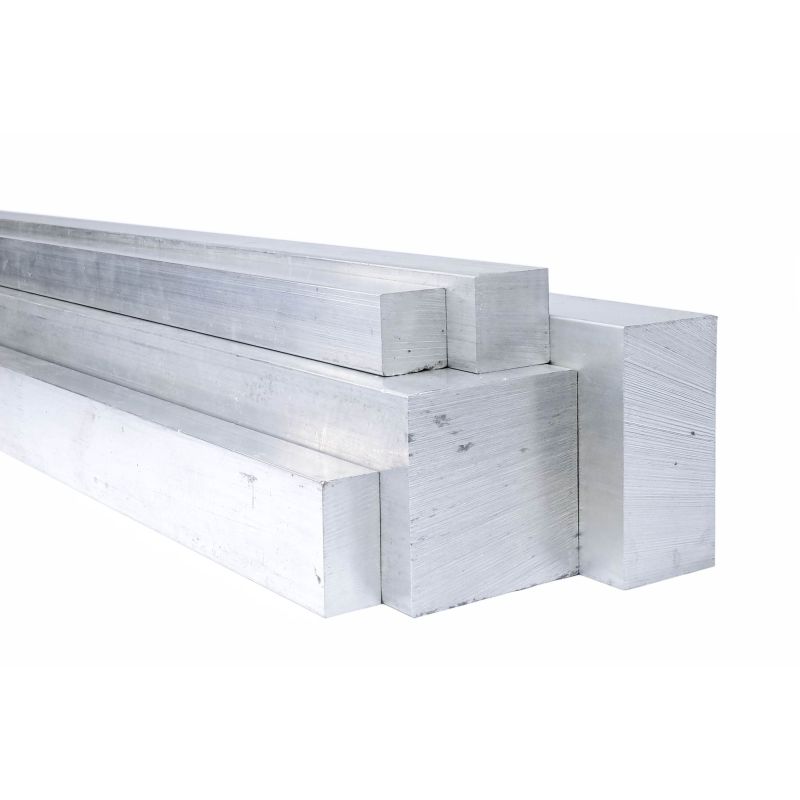Varilla cuadrada de aluminio Ø 8-80mm Varilla cuadrada Varilla maciza Varilla cuadrada