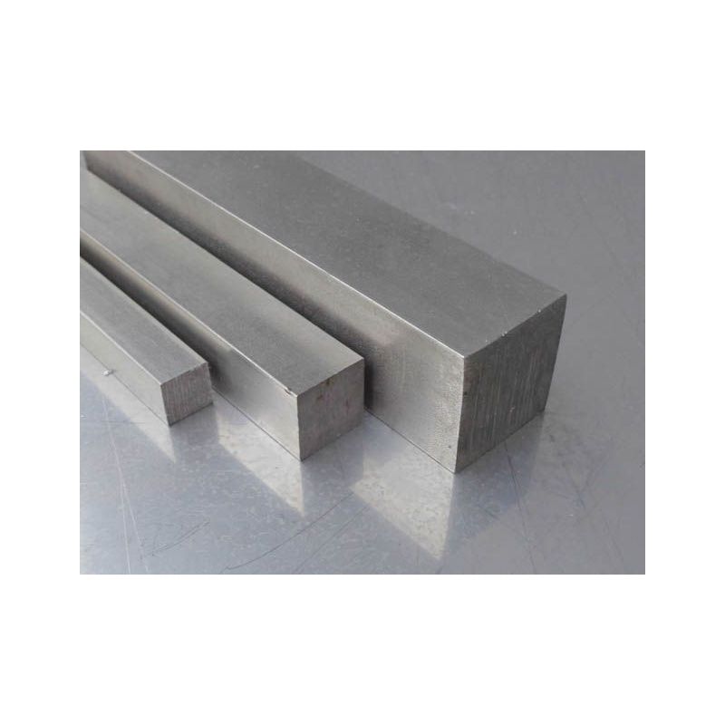 Cuadradillo 4x4mm - 50x50mm acero inoxidable 1.4301 cuadradillo V2A cuadrado completo AISI 304 Evek GmbH - 1