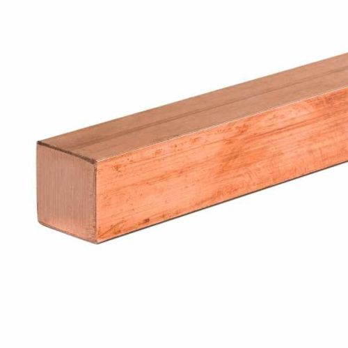 Cuadrado cobre 6x6-40x40mm cuadradillo cobre 2.0065 cuadradillo Cu-ETP Evek GmbH - 1