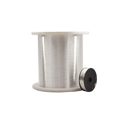 Alambre de cobre plateado Ø0.1-1mm Alambre de plata con núcleo de cobre joyería 2-750 metros