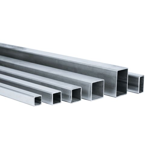 Tubo cuadrado de acero inoxidable 10x10x1mm-60x60x2mm 304 tubo cuadrado 2 metros