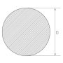 Barra de acero inoxidable 2mm-20mm 1.4571 UNS S31635 Barra redonda Material sólido