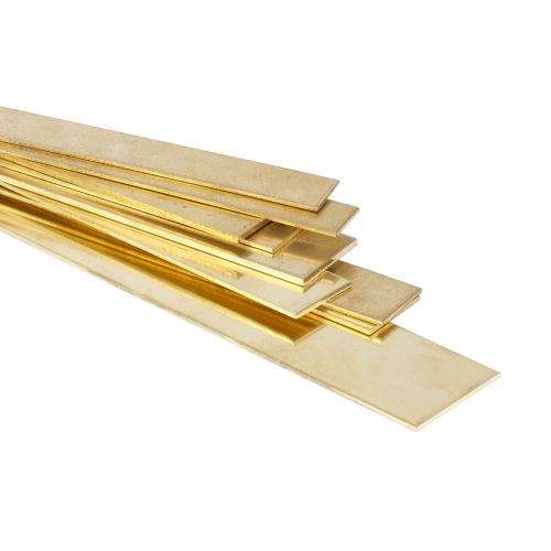 Comprar tiras de chapa de latón barra plana 30x2mm-90x6mm corte a medida tiras