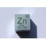 Zinc metal cubo Zn 10x10mm pulido 99,99% pureza cubo