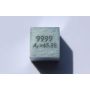 Zinc metal cubo Zn 10x10mm pulido 99,99% pureza cubo