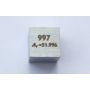 Cromo Cr cubo de metal 10x10mm pulido 99,7% pureza cubo