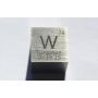 Tungsteno W cubo de metal 10x10mm pulido 99,95% pureza cubo
