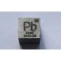 Plomo Pb cubo de metal 10x10mm pulido 99,99% pureza cubo