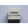 Indio En cubo de metal 10x10mm pulido 99,995% pureza cubo
