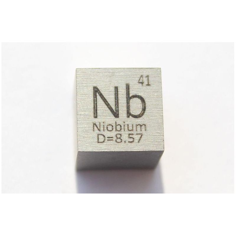 Niobio Nb cubo de metal 10x10mm pulido 99,95% pureza Niobio cubo