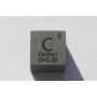 Carbono C cubo de metal 10x10mm pulido 99,9% pureza cubo
