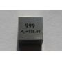 Cubo de metal pulido 10x10mm cubo de pureza