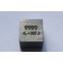 Cubo de metal pulido 10x10mm cubo de pureza