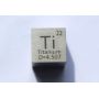 Cubo de metal pulido 10x10mm cubo de pureza