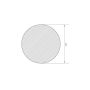 Zirconio metal varilla redonda 99,2% de Ø 0,8mm a 280mm varilla Zr